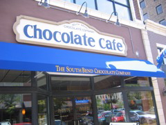 Downtown South Bend... for some South Bend Chocolate!