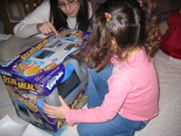 Then it was present time.... the Easy Bake Oven!
