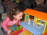 The big hit was the dollhouse...
