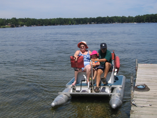 Paddle boat rides are always in order. 