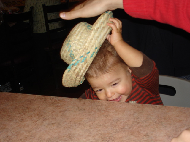 Javi got a little Camba hat...