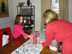Novi helped to decorate the house with Heather... what a fun Holidays!