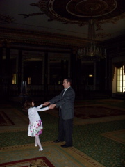 We even snuck into the famous Empire Room and danced around. 