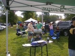 Our first tailgate was for the Michigan State and ND game. 