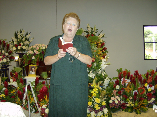 Abualita loved my moms signing, so of course my mom sang again.