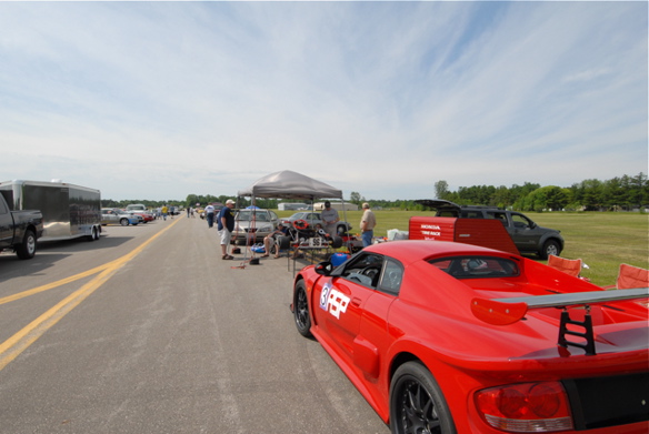 Tons of cools cars came out for this event. That a Noble M400.